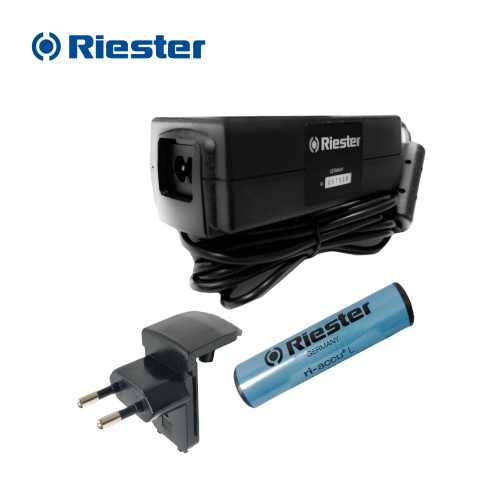 Kit de recarga: Cargador de enchufe + Batería recargable – 10708 – RIESTER